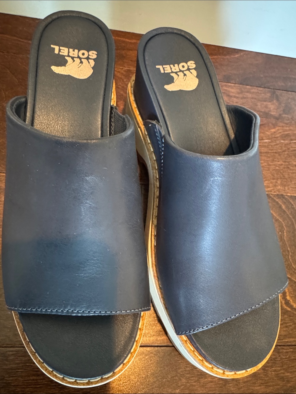 JOANIE IV SLIDE - INDIA INK - LEATHER - Picture 13 of 13